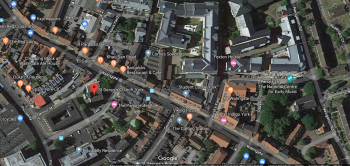Figure 2: Google maps depicting the location of St. Denys Church as of late 2019 (Google Maps, n.d.)